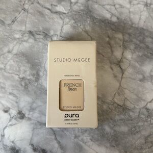 Single Studio McGee French Linen Fragrance Refill, Pura